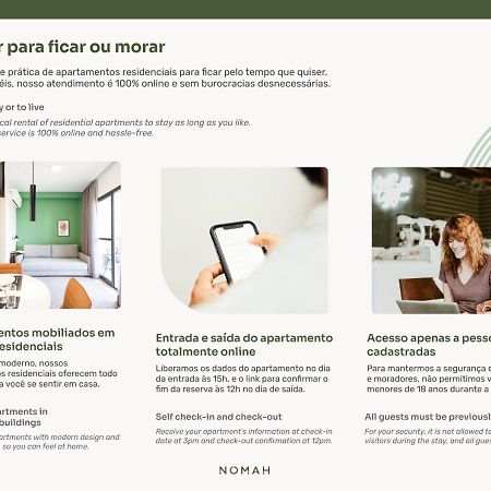 Nomah - Aptos Por Temporada Na Vila Nova Conceicao Sao Paulo Exterior photo