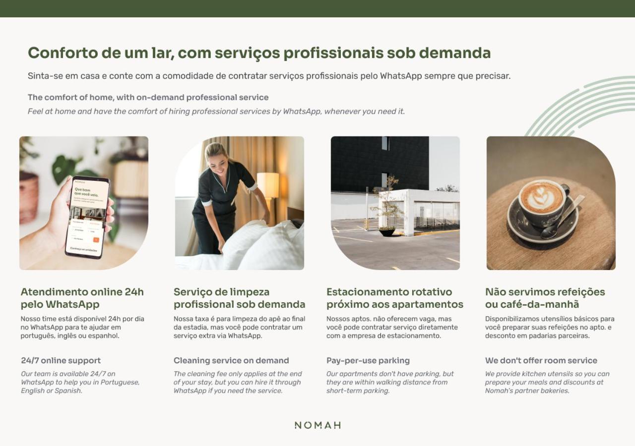 Nomah - Aptos Por Temporada Na Vila Nova Conceicao Sao Paulo Exterior photo